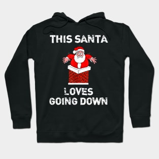 this santa loves going down christmas3 Hoodie